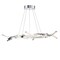 Dweled Divergence 44in LED Chandelier in Chrome PD-609 - alternate 3